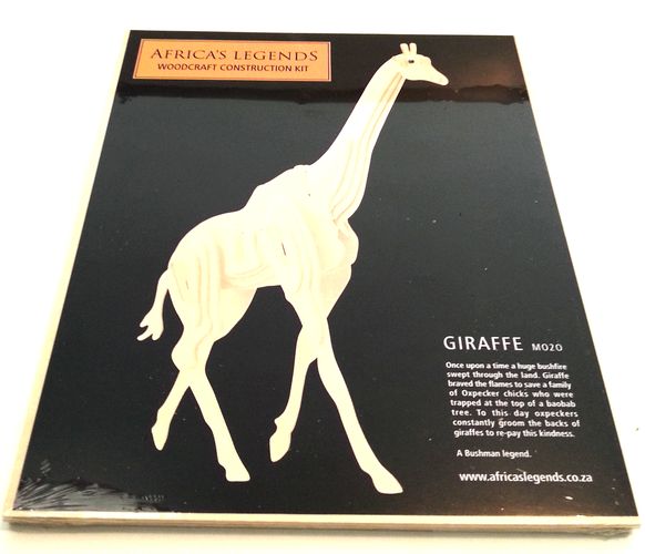 Wooden Construction Kit - Giraffe - Click Image to Close